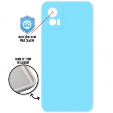 Capa Motorola Moto Edge 30 Lite - Cover Protector Azul Turquesa